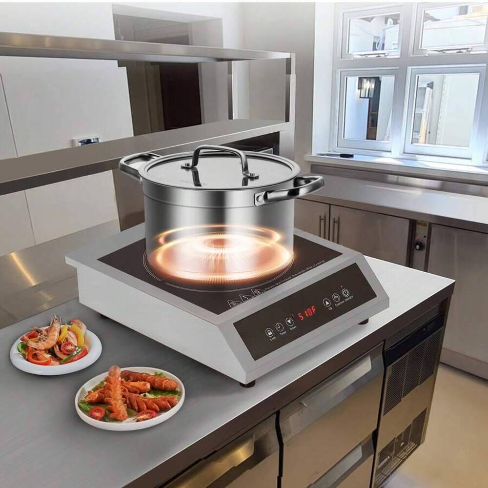 Induction Cooktop Portable - Przenośna płyta grzewcza, 1800W, komercyjny palnik,