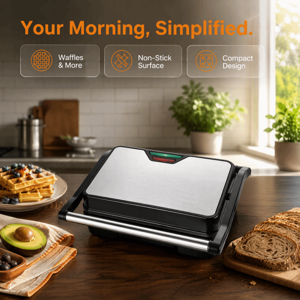 Toaster - Nieprzywierający toster do kanapek, wielofunkcyjny, wygodny