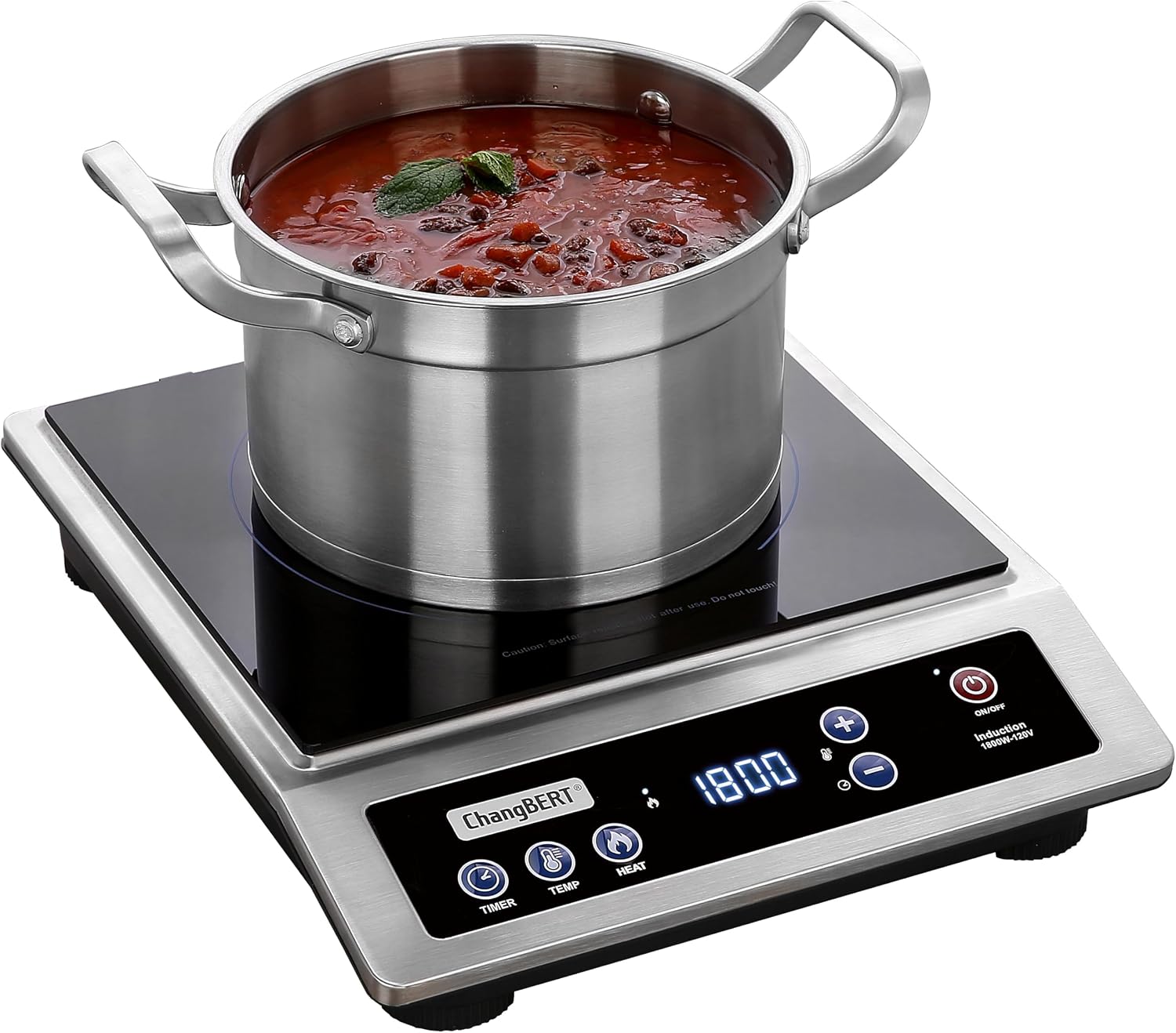 Induction Cooktop Portable - Płyta indukcyjna, przenośna kuchenka profesjonalna, duża
