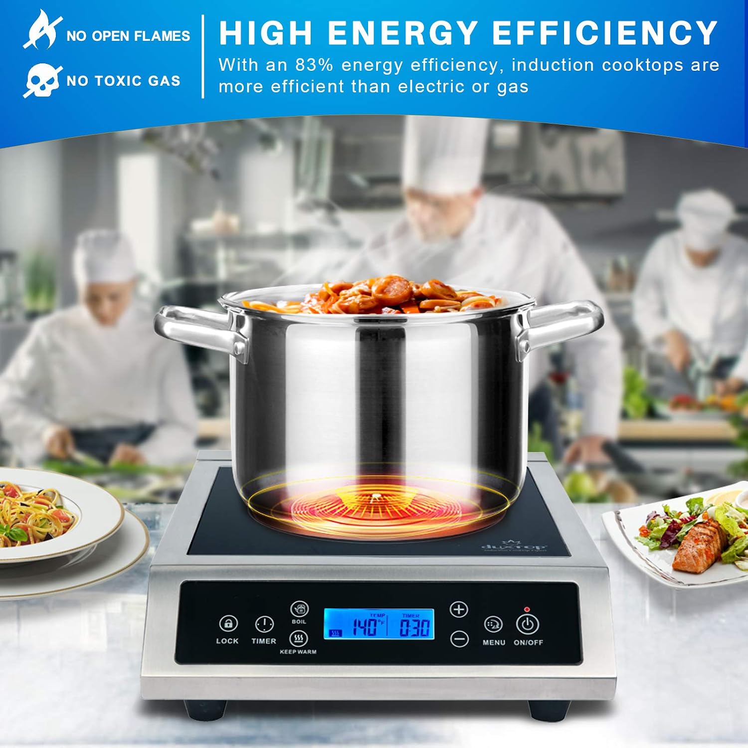 Profesjonalna przenośna płyta  – Induction Cooktop Portable recenzja i cena