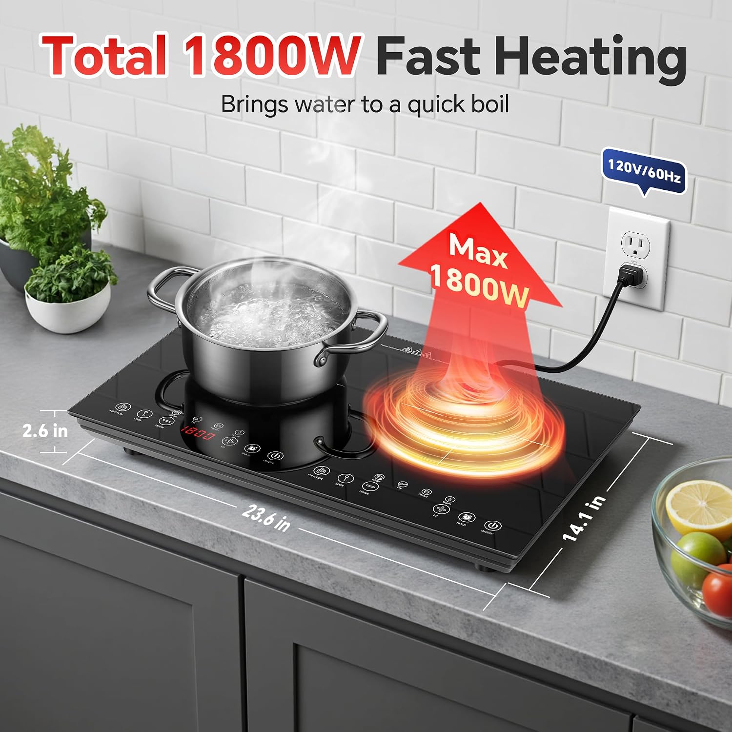 Przenośna płyta indukcyjna 2-p – Induction Cooktop Portable recenzja i cena